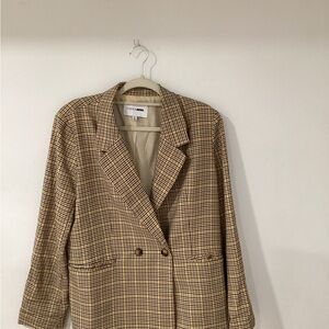 Chic Houndstooth Blazer